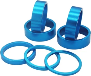 Bike Headset Spacer Aluminium Alloy Bicycle Stem Headset Spacers Fit 1 1/8-Inch - Picture 1 of 6
