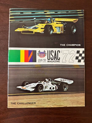 USAC Magazine - Vol. 3, No. 1 , May 1972 - United States Auto Club - Auto Racing - Image 1 of 2