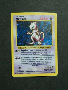Pokemon SHADOWLESS MEWTWO 10/102 - BASE SET HOLO - (PL) - Picture 1 of 2
