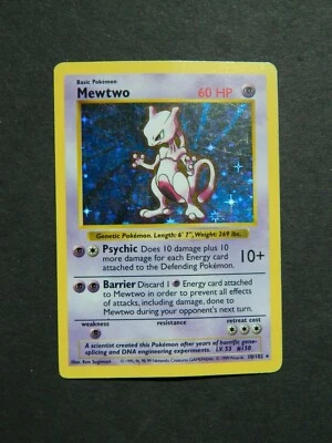 Pokemon SHADOWLESS MEWTWO 10/102 - BASE SET HOLO - (PL) - Image 1 of 2