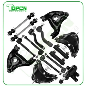 15pc Complete Front Suspension Kit For Chevy GMC C1500 C2500 Suburban Tahoe 2WD - Picture 1 of 11