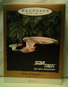 Hallmark Keepsake Star Trek The Next Generation, USS Enterprise, Blinking 1993 - Picture 1 of 1