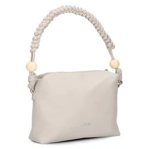 zwei PERLA PE60 cappuccino Tasche Handtasche Damentasche - Picture 1 of 1