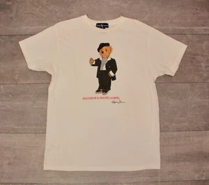Mens VTG 1990s Ralph Lauren Teddy Bear T Shirt Sz M 90s Polo Tshirt T-Shirt - Picture 1 of 6