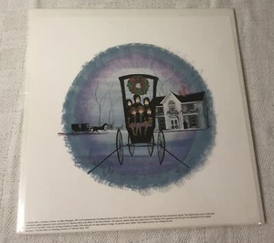 P BUCKLEY MOSS LITHO PRINT CHRISTMAS AT HOME 1994 SIGNED NUMBERED AMISH BUGGY - Picture 1 of 6