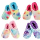 Snoozies Cosy Feet Coverings Style Tie Dye Cotton Candy Colours Multis Size Med