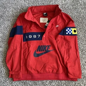 Nike Sportswear Reissue Pack Walliwaw Half Zip Woven Jacket Red - Size X-LARGE - Picture 1 of 11