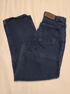 Levi 560 Tapered Leg Blue Jeans Size 11R Boys 24x24 - Picture 1 of 7
