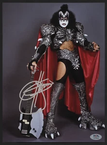 GENE SIMMONS KISS signed handsigniertes Magazin Foto 9 x 12 - PSA - Bild 1 von 2