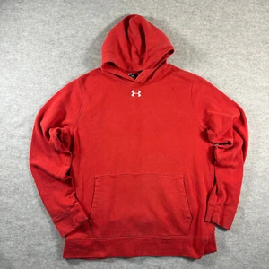 Under Armour Coldgear Pullover Hoodie - Red - Size M - Picture 1 of 10