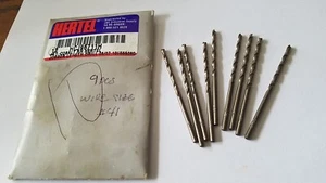 Lot of 9, Hertel, Wire Size Drill Bits,  #41  ( 0.096"  ) New - Picture 1 of 2