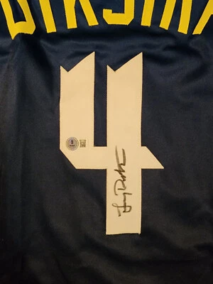 Camiseta Beckett Lenny Dykstra Autografiada Personalizada Philadelphia Blue City Connect Foto 1 de 4