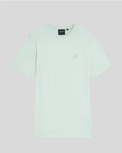 T-SHIRT LYLE & SCOTT SUPERFINE TONAL/ACQUA PALLIDA - XL DHL IL GIORNO SUCCESSIVO - Foto 1 di 2