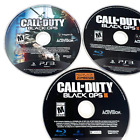 Call Of Duty Black Ops 1 2 3 Ii Iii Disc Only Lot Ps3 Tested