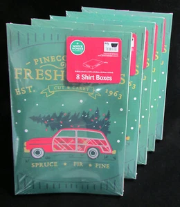 Lot of 40 New Christmas Holiday GIFT SHIRT BOXES 14¼" x 9½" x 1¾" Various Design - Picture 1 of 14