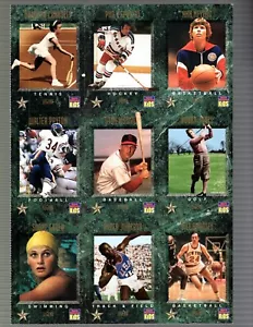 Sports Illustrated For Kids Uncut Card Sheet December 1994 Series 2 Baseball - Picture 1 of 2