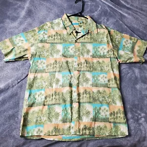 Tori Richard Men's Hawaiian Tropical Floral Button Down Camp Shirt Size M - Picture 1 of 6