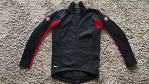 Castelli Men's Gore-Tex Infinium Front Cycling Jacket, Black , Red Size:L NEW! - Picture 1 of 15