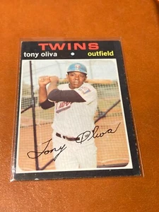 Tony Oliva 1971 Topps #290 gebrauchte Zwillinge Baseballkarte - Bild 1 von 2