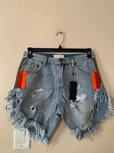 Short One Teaspoon Montana Frankie taglia 26 nuovo con etichette - Foto 1 di 5