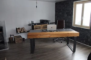 INDUSTRIAL VINTAGE DESK TABLE SCHREIBTISCH -alle Größen und viele Farben möglich - Bild 1 von 6