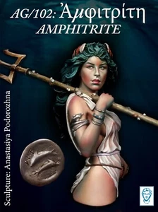 Alexandros Models - Amphitrite Goddess of Sea 200mm Resin Bust AXAG102 - Picture 1 of 2