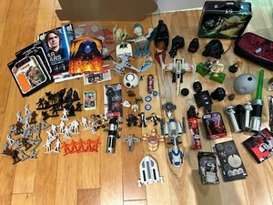 Star Wars Merchandise ! USED | LOT of Random items c3po r2d2 skywalker yoda - Picture 1 of 10