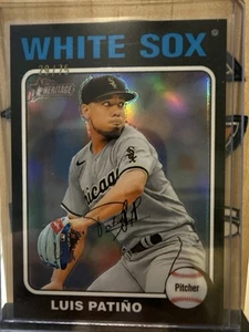 2024 Topps Heritage High Number - Black Border SP Luis Patino #/75 - Picture 1 of 2