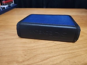 Custodia da trasporto con cerniera Nintendo DS blu e nera - Foto 1 di 9