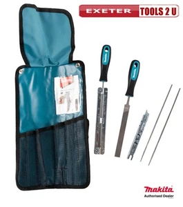 Makita D-72154 4mm Chain Blade Sharpening Set In Roll Up Pouch - Picture 1 of 2