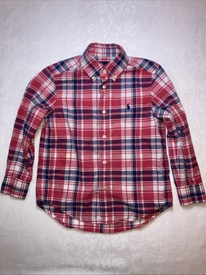 Ralph Lauren Shirt Boys Size 4/4T Plaid Collared Button Down Shirt - Image 1 of 4