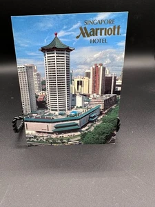 Singapore Marriott Hotel 4.5" x 6" Advertising Continental Postcard - Picture 1 of 2