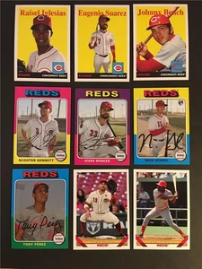 2019 Topps Archives Cincinnati Reds Team Set 9 Cards - Picture 1 of 1
