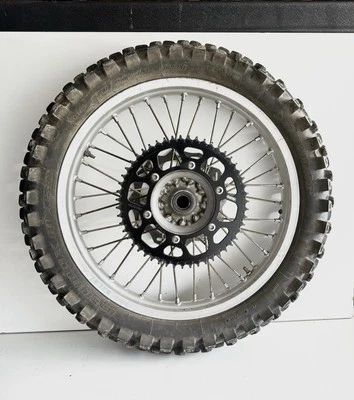 2009 Yamaha YZ250F YZ 250F 250 YZF Excel Takasago Rear Wheel Rim Tire Hub 09-2 - Image 1 of 4