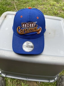Kyle Busch #18 M&M’s Carmel Hat New Era 39 Thirty Small/Medium New With Tag - Picture 1 of 2