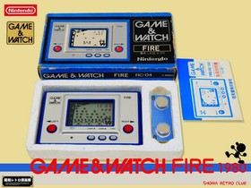 Nintendo Game & Watch Fire Showa Retro Research Lab