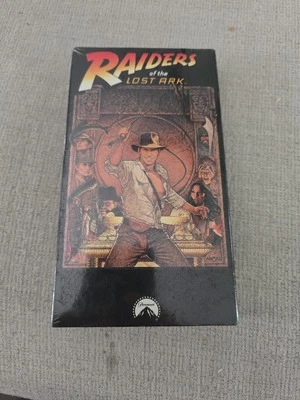 Indiana Jones Raiders of the Lost Ark VHS New Sealed Early Print Watermark - Image 1 of 4