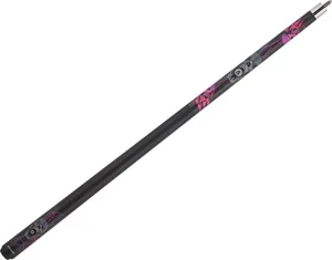 Eight Ball Mafia EBM22 Purple Pink Grey Lightning/Skulls Pool/Billiard Cue Stick - Picture 1 of 3