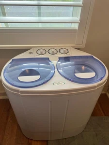 Portable Compact Mini Twin Tub Washing Machine - Picture 1 of 2