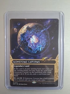 1x MTG Gemstone Caverns (Borderless) Edge of Eternities: Stellar Sights - NM #16 - Picture 1 of 6