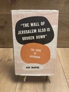1954 Carl McIntire The Wall of Jerusalem Also Is Broken Down w/ Dust Jacket - Picture 1 of 16