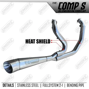2009-2022 Exhaust Custom Fits Harley Davidson Sportster 1200 883 2 Into 1 - Picture 1 of 5