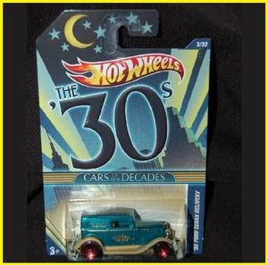 G1 METÁLICO '32 Ford Sedán SERVICIO POSTAL Hot Wheels COCHES de las DÉCADAS - SELLADO - Imagen 1 de 1