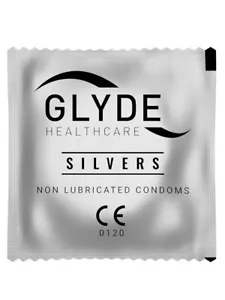 Glyde Silvers Non-Lubricated Condoms 100 Pack - Picture 1 of 2