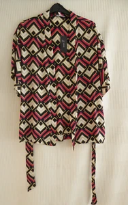 Brandneu mit Etikett Et Vous UVP £21 Multi L'weight Kimono Stil Jacke Größe 8/10 Etikett S - Bild 1 von 9