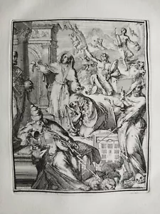 On excommunication # Original Print R. de Hooghe Hieroglyphica # 1735 - Picture 1 of 2
