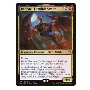Raphael, Fiendish Savior MTG Magic Battle for Baldur's Gate Card 292/361 NM+ BG3 - Picture 1 of 1