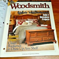 Woodsmith Vol. 25  / No.145 Blanket Chest / Arch top Headboard *see contents VGC