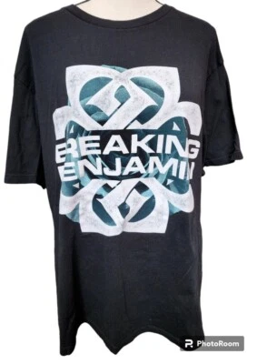 Camiseta Breaking Benjamin Band Negra Talla Grande Música Rock Foto 1 de 4