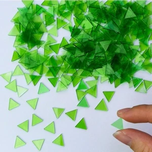 100g Vitrail Kit Translucide Mosaïque Tuiles Triangle Formes DIY Loisirs - Afbeelding 1 van 13